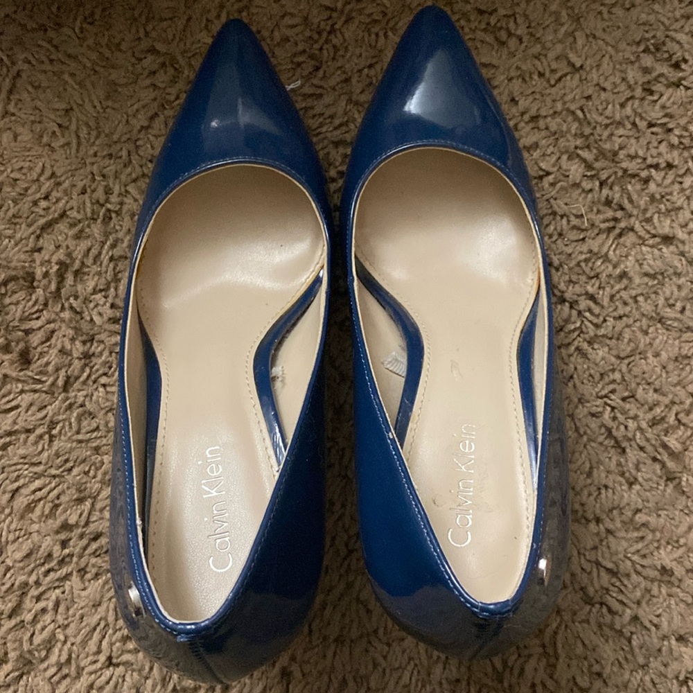 Calvin Klein Navy Blue Heels